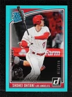2018 Panini Chronicles Donruss Rated Rookies Teal Border /199 Shohei Ohtani #272