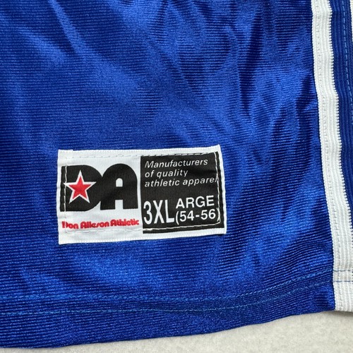 Maglia basket vintage Don Alson Athletic Sycamore #7 O'Neal 3XL blu rosso - Foto 2 di 4