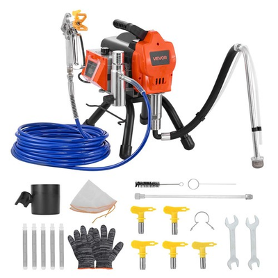 #ad VEVOR Stand Airless Paint Sprayer Airless Sprayer 1500W 3300PSI for Apartments $413.90