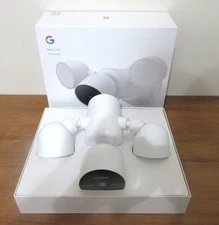 Google Nest Cam With Floodlight - Wired Outdoor Smart Home Security Camera - NEW