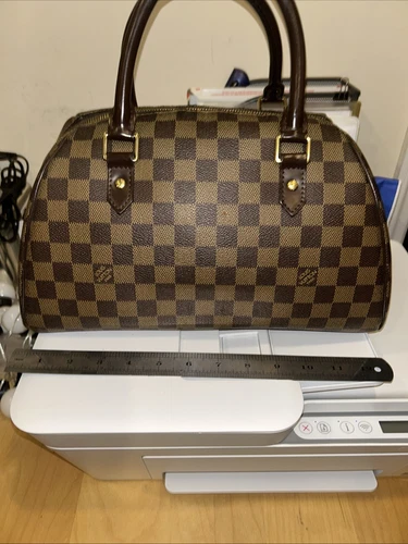 LOUIS VUITTON（LV） Borsa Louis Vuitton Damier Ebene Ribera MM usata delicatamente