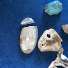 Vintage Sliced Agate Turquoise Jasper For Pendants Parts  Old Jeweler’s Estate — photo 2