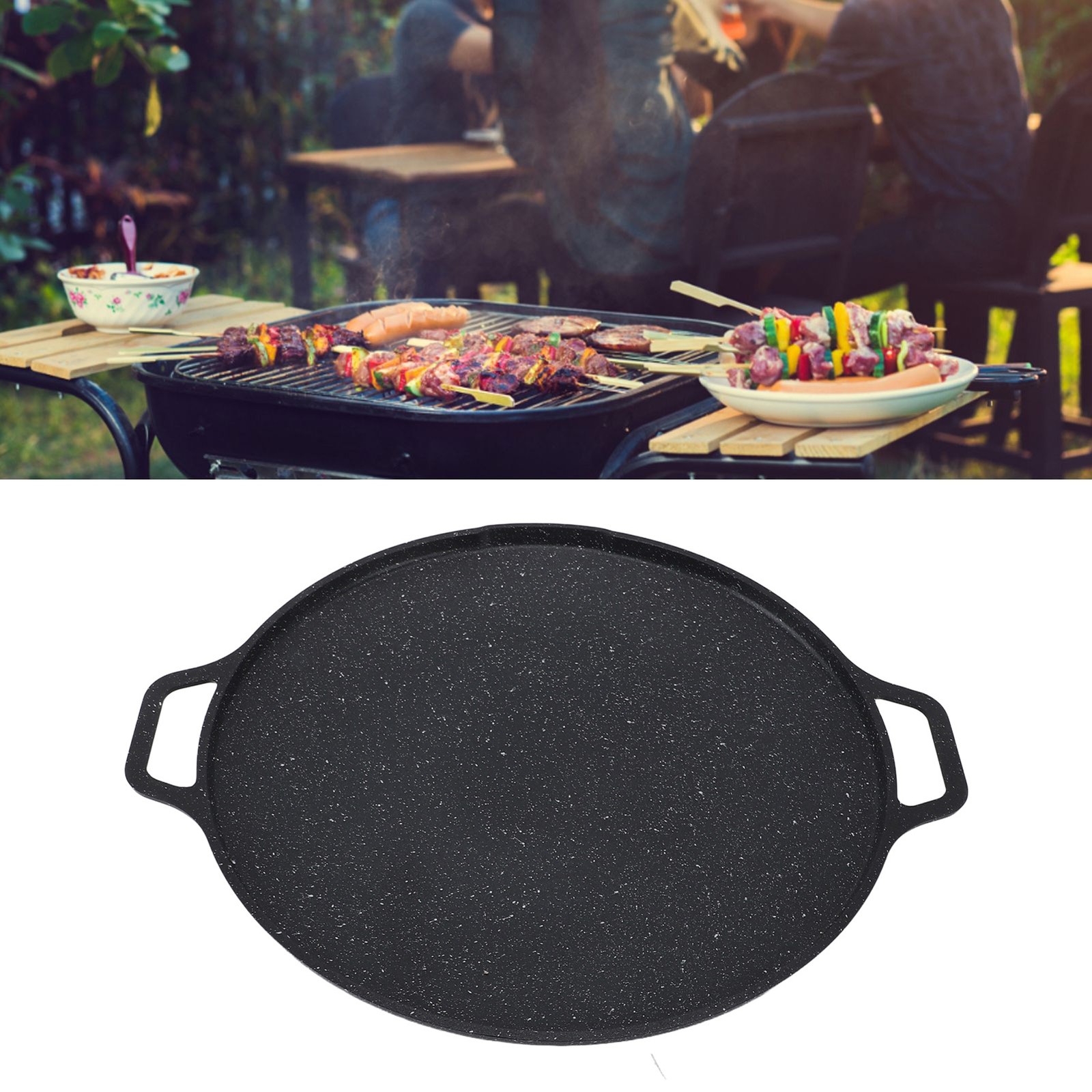 Korean Grill Pan Non Stick High Temperature For Korean BBQ Easy To Use