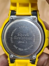 Vintage 1992 Casio G-Shock DW-5900 Module 914 Made In Japan Custom Yellow Mod
