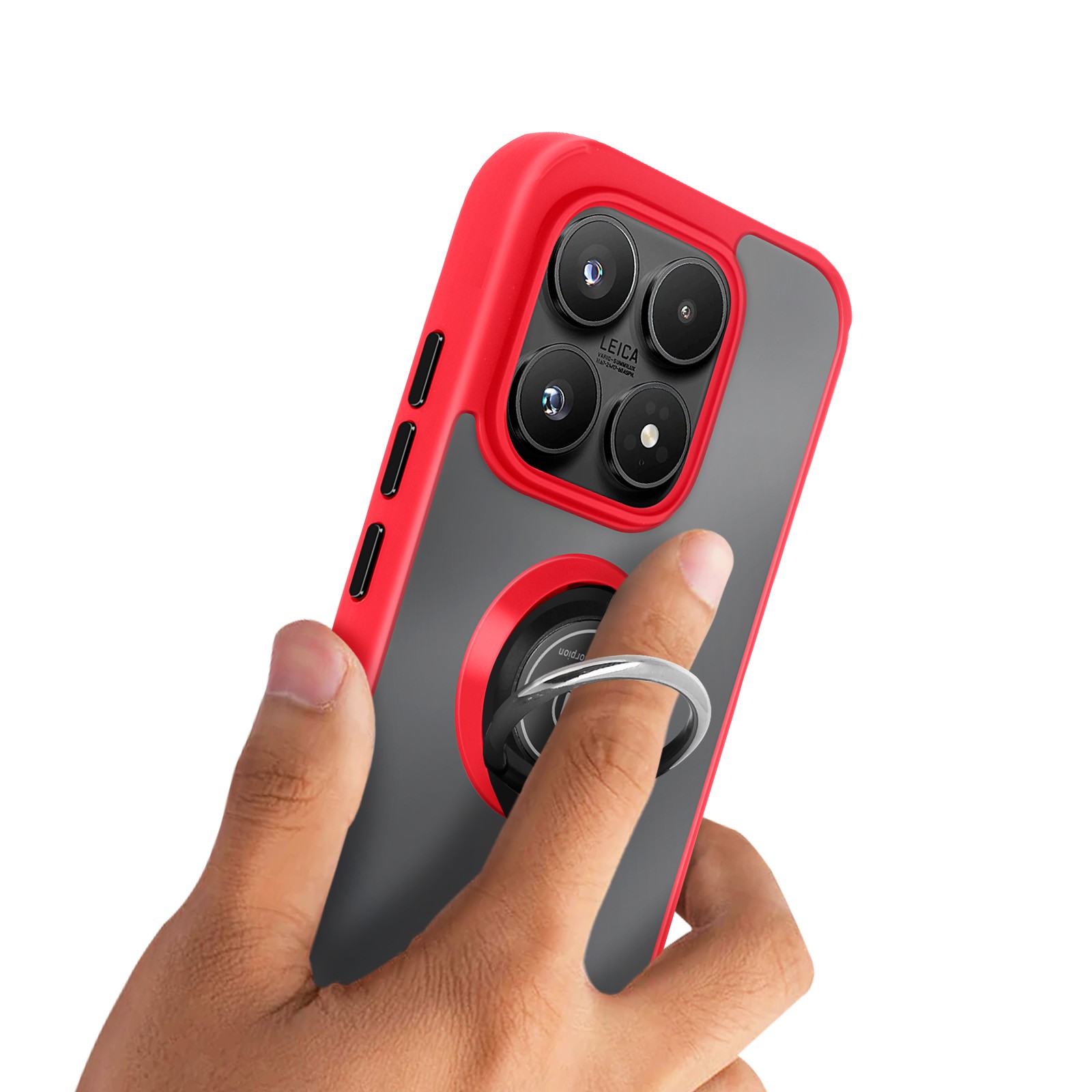 Coque Xiaomi 17 anti chute et anti rayure rouge de marque Avizar - 4