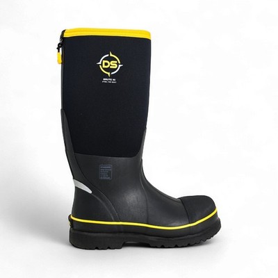 Dryshod Size 14 Brute Steel Toe Safety Protection 16'' Boot Black BRU-MH-BK