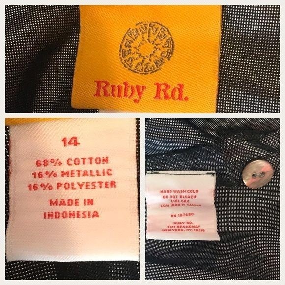 Ruby Rd. Metallic   button up 14 - image 5