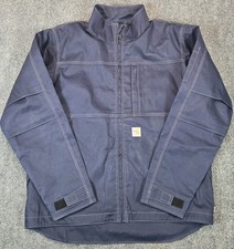 Carhartt FR Jacket Mens Large Tall Blue Full Swing OJ2179