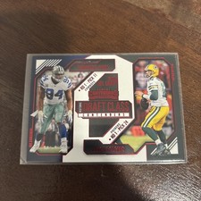2024 Panini Contenders #22 Aaron Rodgers / DeMarcus Ware Red