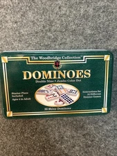 Dominoes Double Six Jumbo Color Dots The Woodbridge Collection