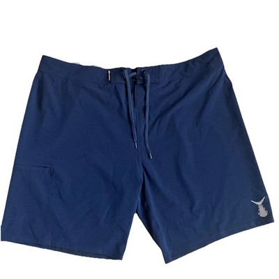 Men s Tuna Skin 42 Board Shorts Navy Swim Fish Beach