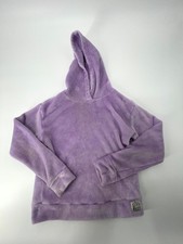 Lucky Brand Fleece Hoodie Girls Medium 10/12 Purple Cozy Warm Outdoor Winter