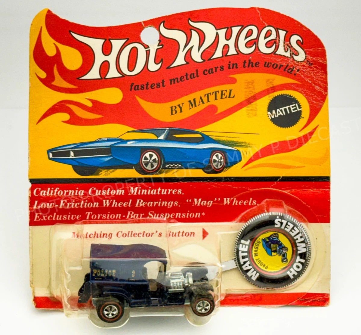 Hot Wheels Redlines Blue Vintage Manufacture Diecast Cars for sale