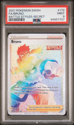 Bruno graded PSA 9 for sale on eBay