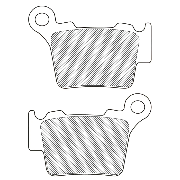 Pastillas de freno traseras RENTHAL BP-108 RC-1 Works Gas EC EX KTM 250 Husqvarna TXC Foto 3 de 3