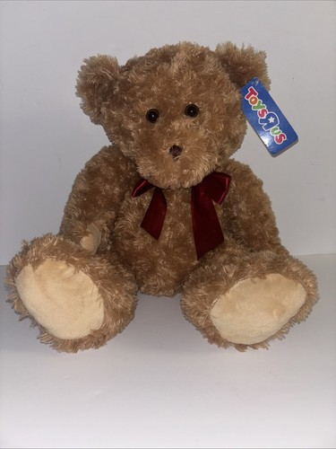 Toys R Us Exclusive Geoffrey Teddy Bear Stuffed Plush Toy 2013 Brown Tan 20” - Picture 1 of 4