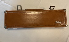 Artley Silver Plated Flute WITH HARD CASE Tan Velvet Lining