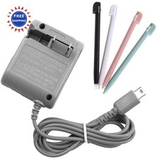 Nintendo DS Lite Charger Kit AC Adapter Stylus Pen Power Systems Wall Travel