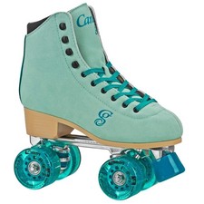 Candi GRL Carlin Quad Freestyle Artistic Roller Skates Green/Blue 8