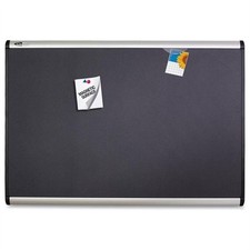 Quartet MB547A Magnetic Fabric Bulletin Board 48x72 Gray