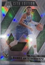 2024-25 Panini Mosaic - City Edition Giannis Antetokounmpo #282 Silver Prizm