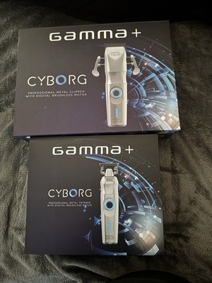 GAMMA+ Cyborg Clipper GP604M and Cyborg Trimmer GP401S Combo Set New Box