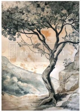 Timeless Timber | A1 Fiber Decoupage | Paper for Decoupage | Redesign with Prima