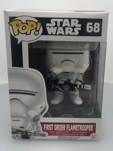 Star Wars Episode 7 Funko Pop - First Order Flametrooper DAMAGED BOX SEE PICS