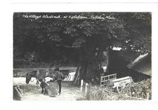 Real photo postcard of blacksmith at Figheldean in Wiltshire good condition