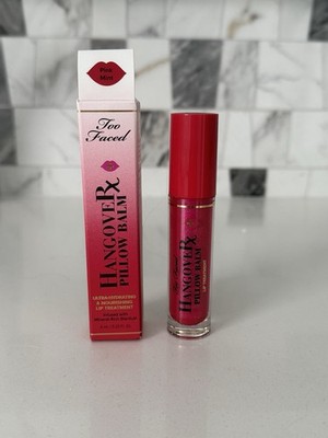 Too Faced Hangover Pillow Balm Ultra-Hydrating Lip - Pink Mint - NIB  