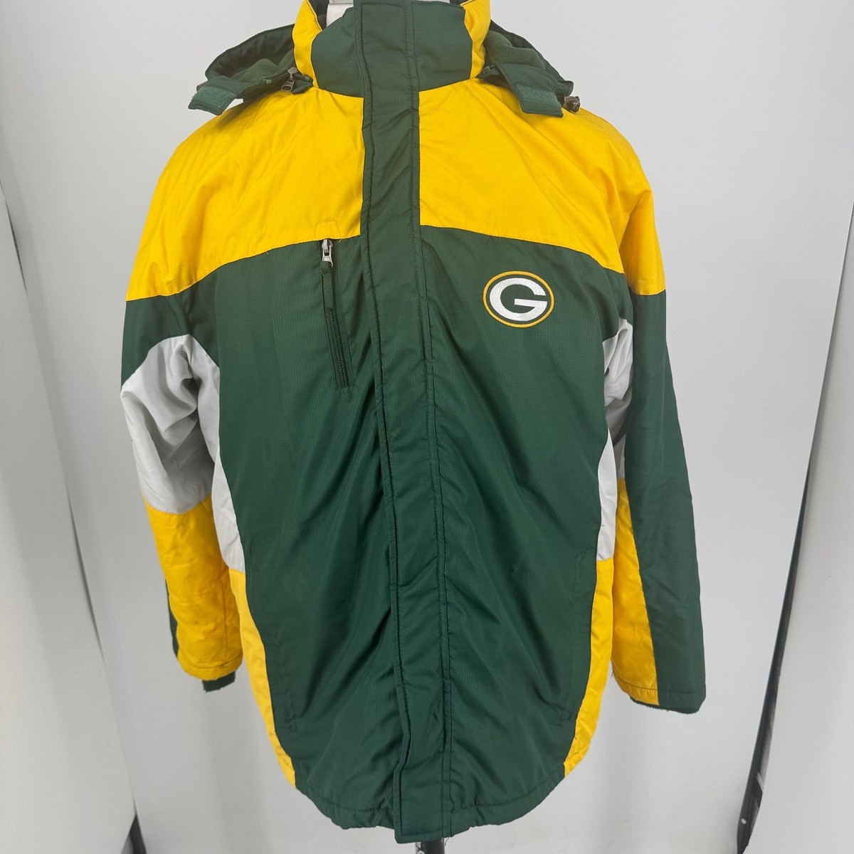 Green Bay Packers ダウンジャケット Green Bay Packers Mitchell & Ness Throwback Puffer Jacket at
