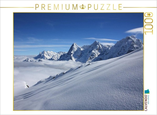 Calvendo Puzzle Skiing Weather | 1000 Pieces, Finished Size 25.2 × 18.9 In (64 ×-image