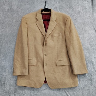 Vintage Ralph Lauren Mens Camel Hair Sport Coat Blazer 44R* Made In Canada