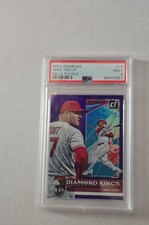 2022 Panini Donruss - Diamond Kings Mike Trout #14 Holo Purple