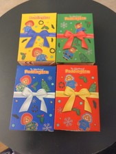 Paddington x 4 Christmas Bears. McDonald's Happy Meal Toys. New In Box's.