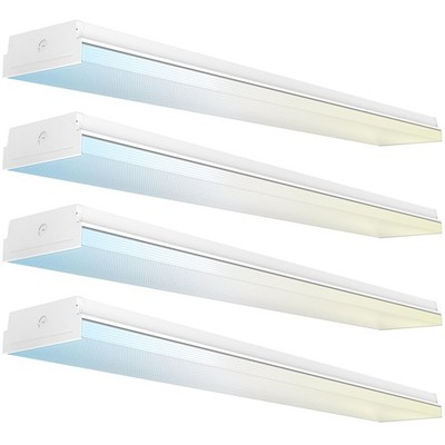 Sunco 4 Pack 50W 7 Inch LED Commercial Industrial Warehouse Workshop Prisma W...