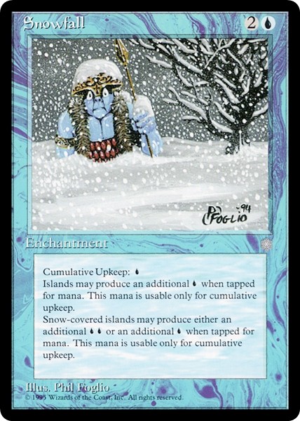 SNOWFALL x4 mtg NM/NM-   Ice Age 4 Common
