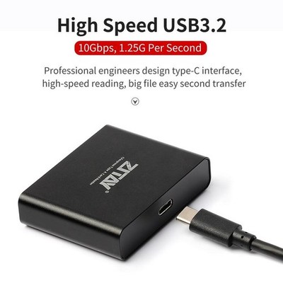 DSLR ZITAY CFexpress A Type A Card Reader USB 3.2 Fit For SONY FX3/FX6/A7S3/A1