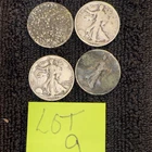 1943 & Older 90% Silver Walking Liberty Half Dollars. (4 Total) Lot 9