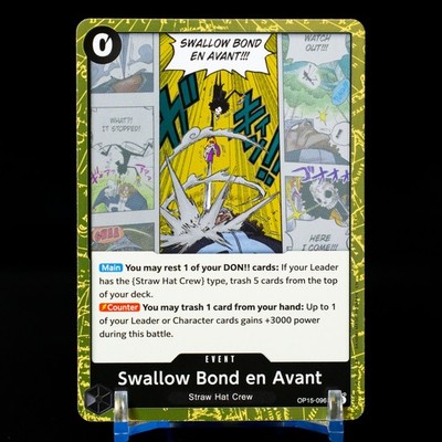 Swallow Bond en Avant OP15-096 R Adventure on Kami's Island Foil NM