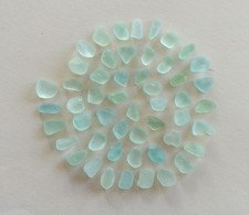 50 Pcs SEAFOAM Beach Combed Sea Glass for Jewelry or Mosaics, SMALLS