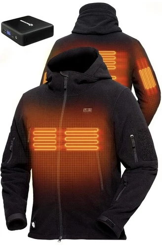 ANTARCTICA GEAR Heated Jacket W/ 12V 16000mAh Battery Pack, Polar Fleece Coat.R4 - product listing photo