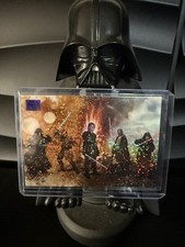 2025 Star Wars Chrome Galaxy Purple Sparkle Refractor Fall of the Jedi 074/125 