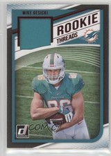 2018 Panini Donruss Rookie Threads Red Mike Gesicki #37 3wl