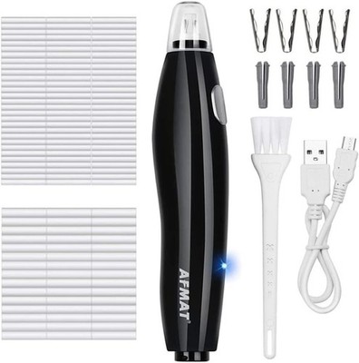 Electric Eraser for Artists, AFMAT Rechargeable Electric Eraser Kit,140