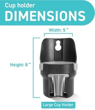 Golf Push Cart Cup Holder Compatible Clicgear Sun Mountain Bagboy More. Golf