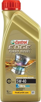 12pcs CASTROL EDGE TD OIL 5W-40 Q3 TITANIUM 1L CASTROL