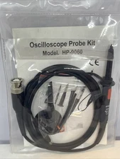 60MHz Oscilloscope Probe Kit HP9060 With Mini Grabber Style Spring Loaded Hook