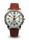 Refurbished Automatic Men’s Watch Day Date | Classic Vintage Style Leather Strap