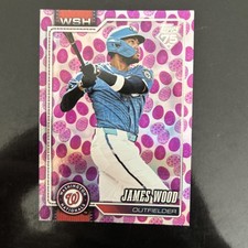 James Wood 2026 Topps Series 1 Easter Holiday Purple Egg Foil SP Nationals